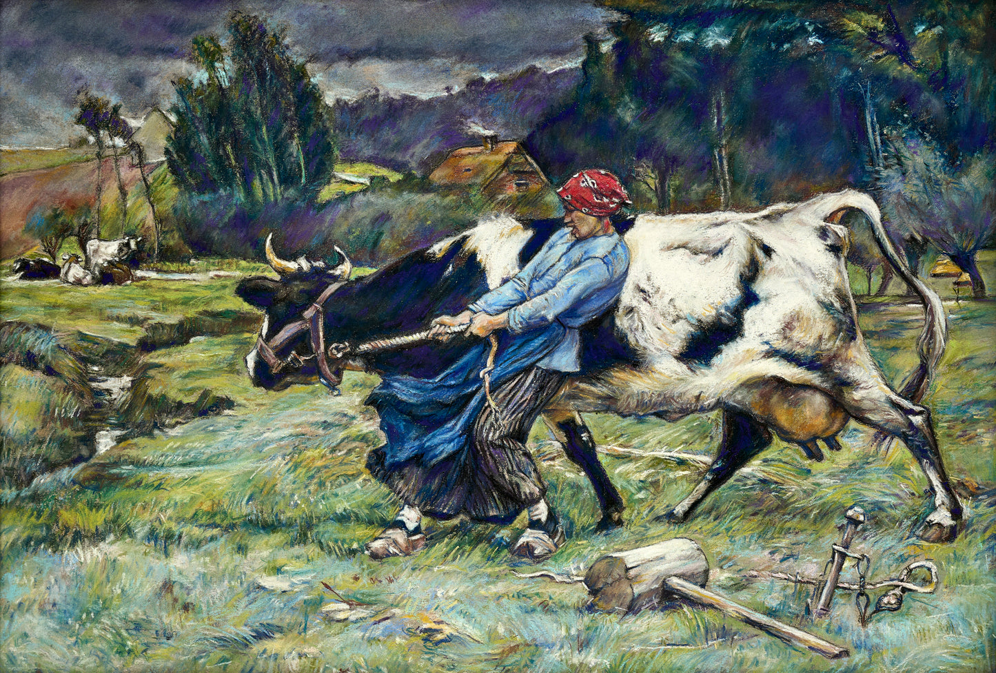 Au pâturage, 1882, Julien Dupré, my impression
