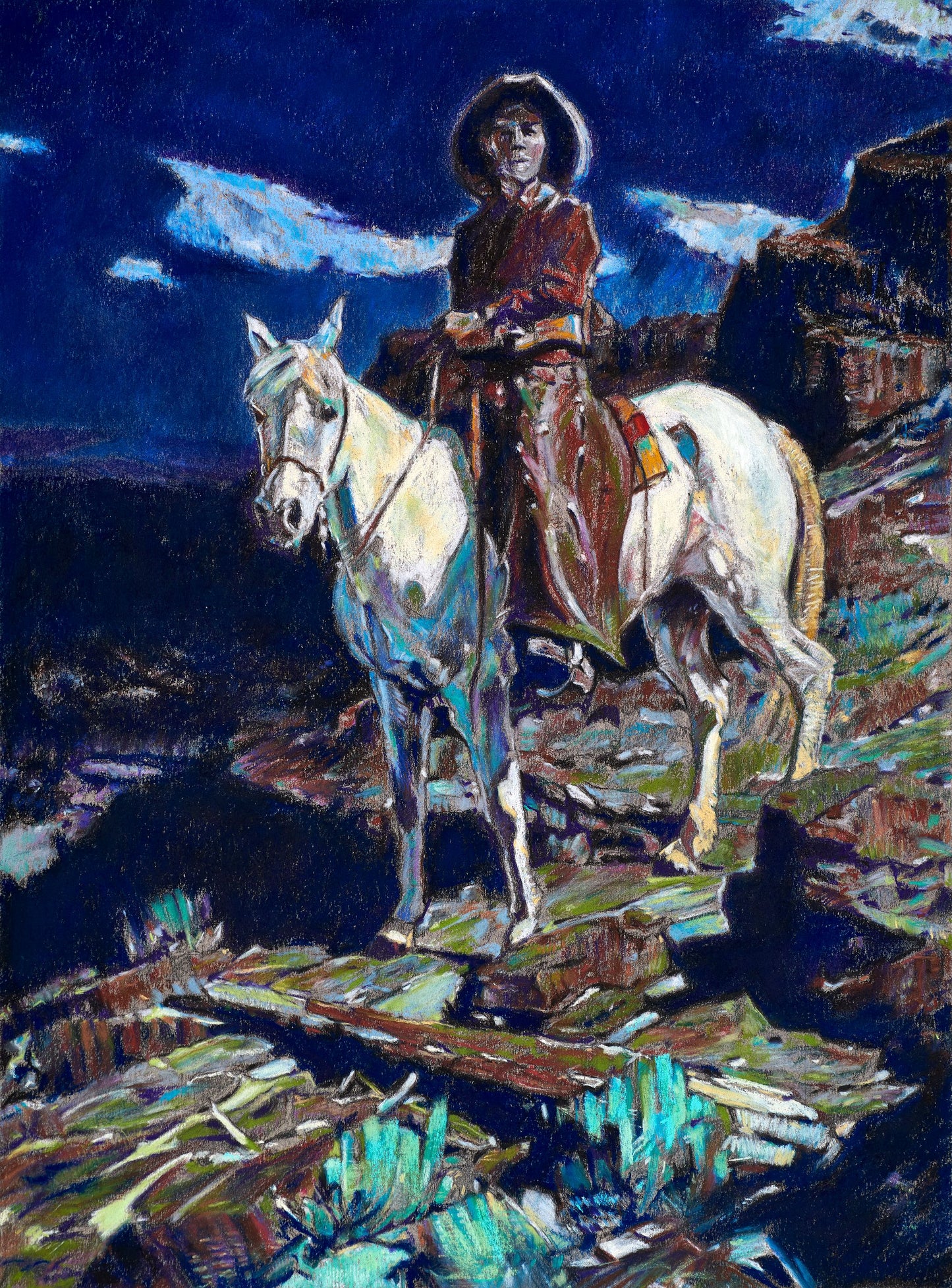 Down the Moonlit Trail, impression